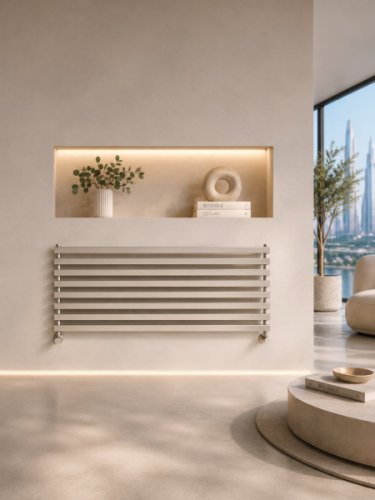 Designový plochý radiátor Quadrix Horizontal | Laurens.cz