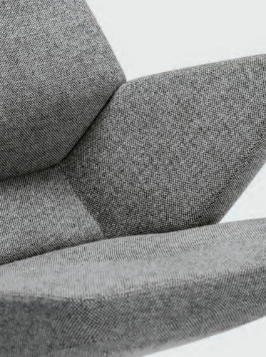 PROSTORIA Křeslo TRIFIDAE s taburetem