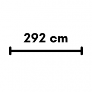 292 cm