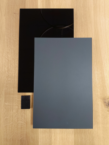 Ballerina Küchen - Kuchyňská sestava RESOPAL-PRO 31006 - černá super matná