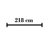 218 cm
