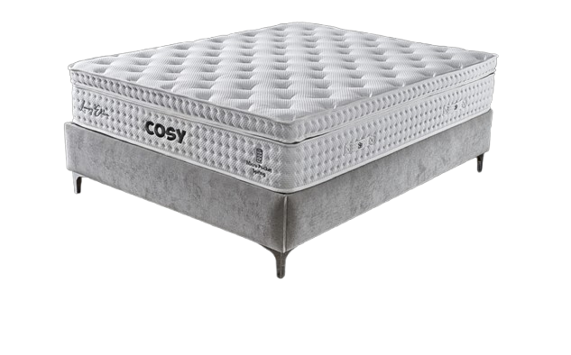 Čalouněná postel COSY s matrací - béžová