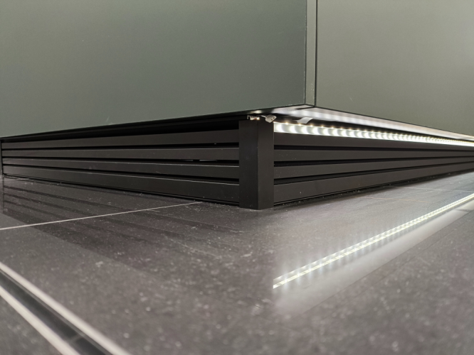 Ballerina Küchen - Kuchyňská sestava RESOPAL-PRO 31006 - černá super matná