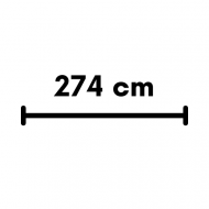 274 cm