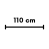 110 cm