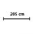 205 cm