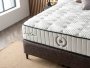 Upholstered bed PROUD NEW with mattress - Black