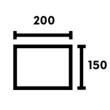 150 x 200 cm