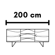 200 x 51 x 82 cm