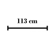 113 cm
