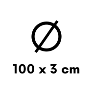Ø100 x 3 cm