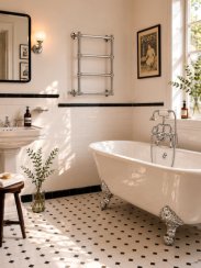 Koupelnový radiátor Retro Bagno Light elektrický | Laurens.cz
