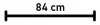 84 cm