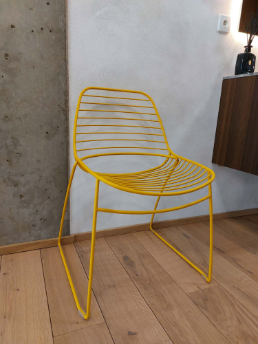 DONAR - Židle Clip - žlutá