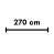 270 cm