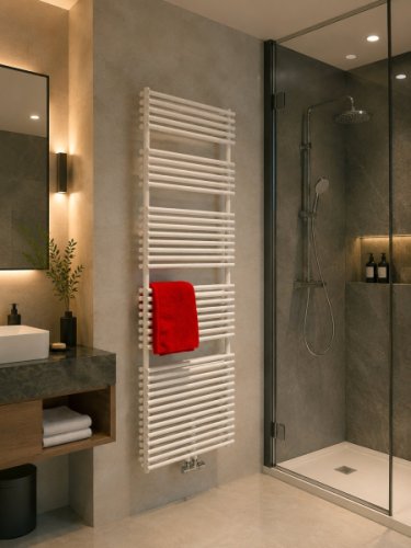 Designový koupelnový žebřík Ridex double | Laurens.cz