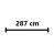 287 cm