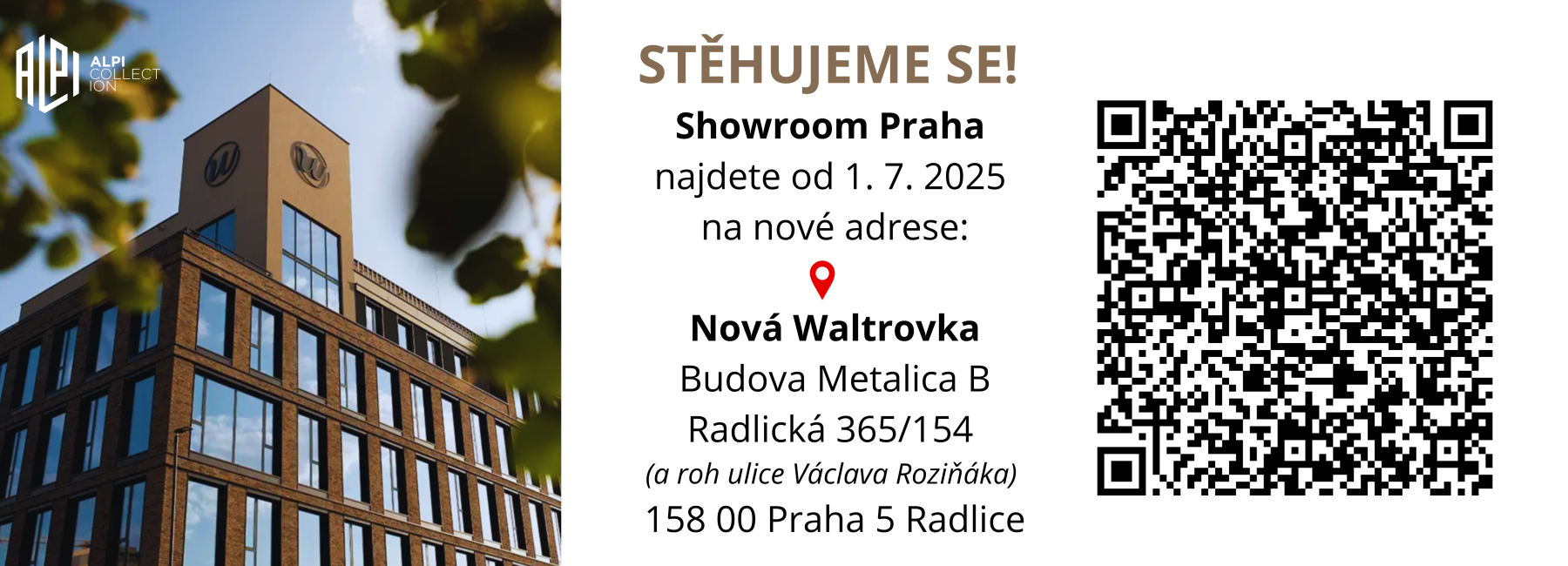 Showroom Praha na nové adrese!