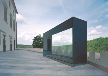 Zastřešení schodiště na zámku Orlík Zastřešení schodiště na zámku Orlík