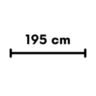 195 cm