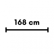 168 cm