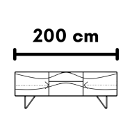 200 x 51 x 70 cm