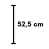 52,5 cm