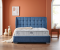 Čalouněná postel SKY s matrací - modrá